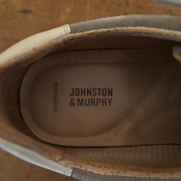 Johnston & Murphy Gray Suede Shoes Men's 10 - Picture 6 of 7